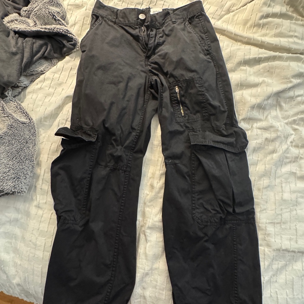 low rise urban cargo pants